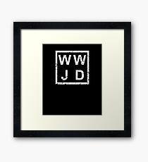 Stylish WWJD Framed Print