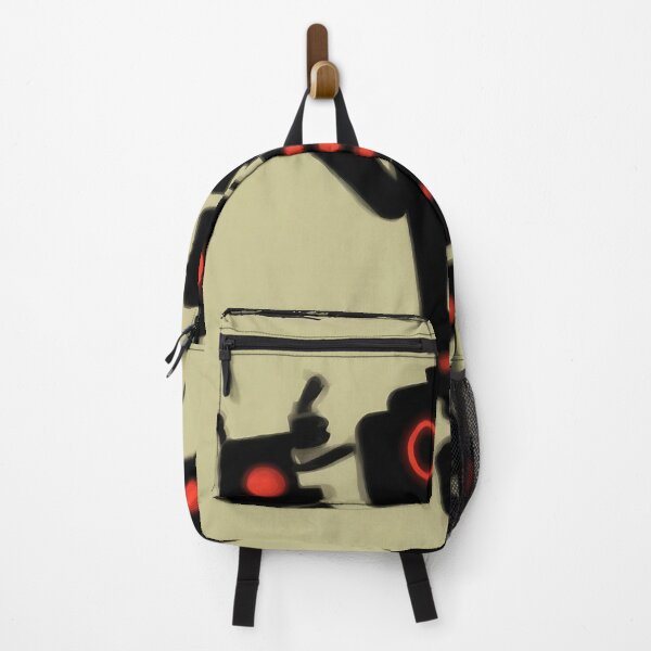 Item preview, a portrait of a evil robot dancing techno style designed and sold by DrawItOnce.