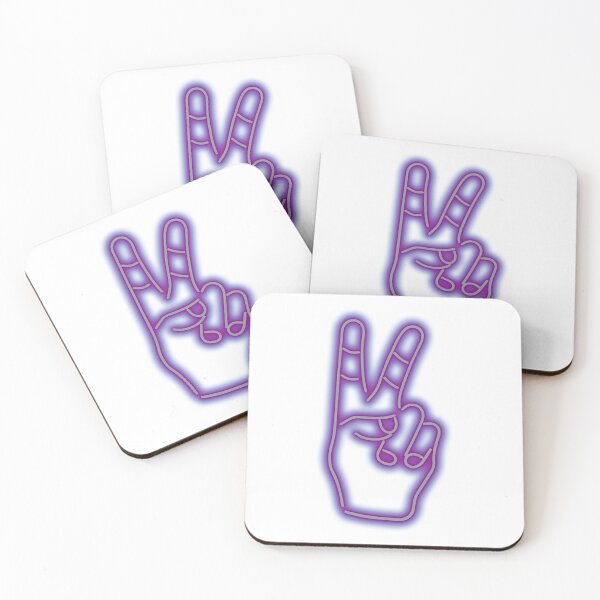 Item preview, Peace Finger Neon 8 Classic designed and sold by yuliafra.