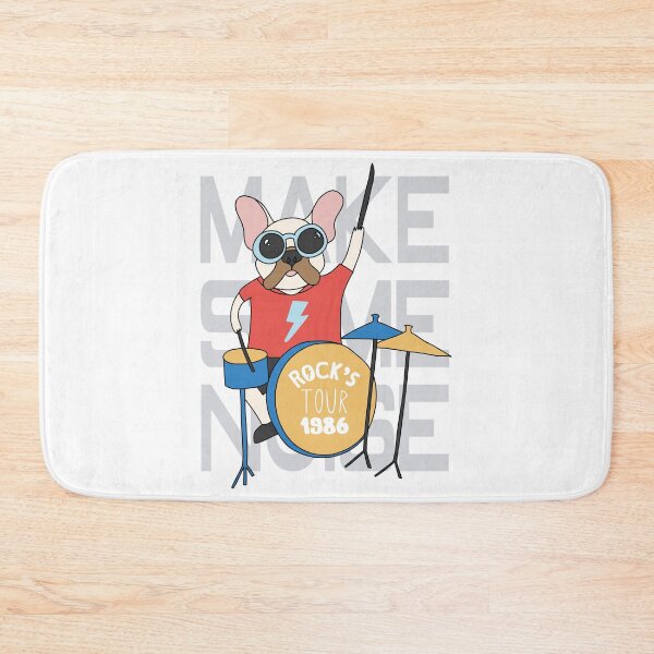 Item preview, Make Some Noise Cool Drummer Dog Design designed and sold by zoripet Store.