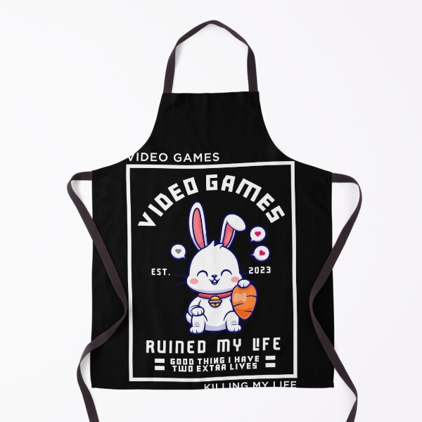 Item preview, Video games ruined my life bad bunny designed and sold by ALIENATIVED.