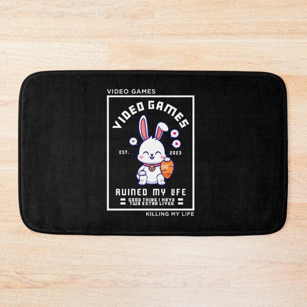Item preview, Video games ruined my life bad bunny designed and sold by ALIENATIVED.