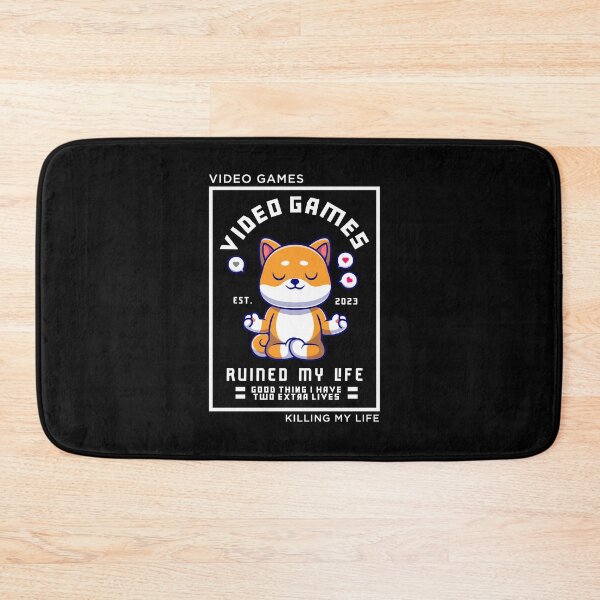 Item preview, Video games ruined my life corgi yoga designed and sold by ALIENATIVED.