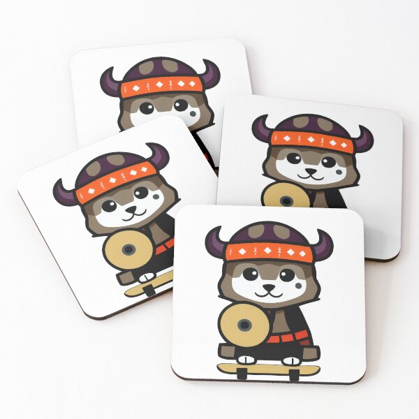 Item preview, Viking Floki Inu on Skateboard designed and sold by TheGardenArtist.
