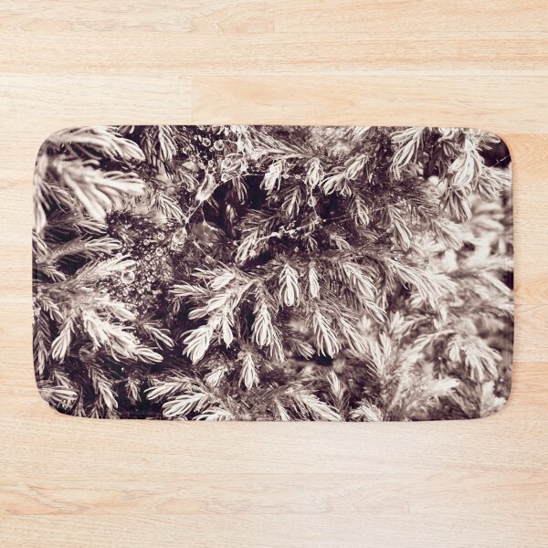 Item preview, Fir tree covered with drops of rain designed and sold by helenkaiy.