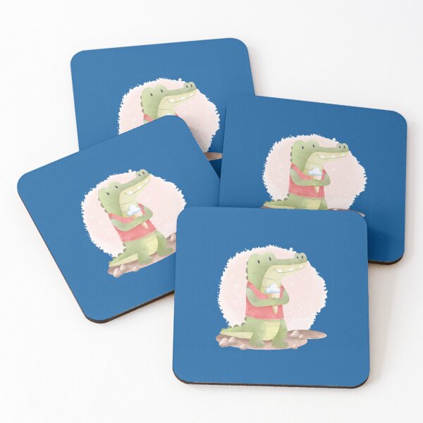 Item preview, Crocodile Eating Icecream  designed and sold by Andreameiery.