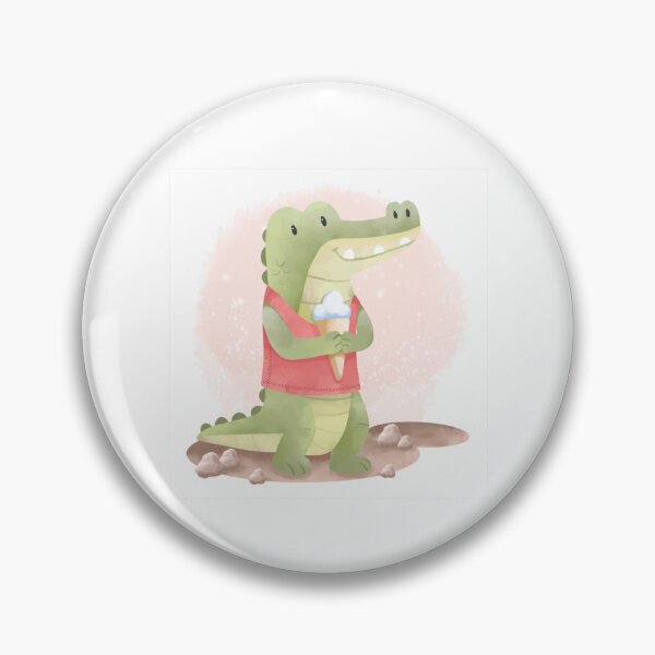 Item preview, Crocodile Eating Icecream  designed and sold by Andreameiery.