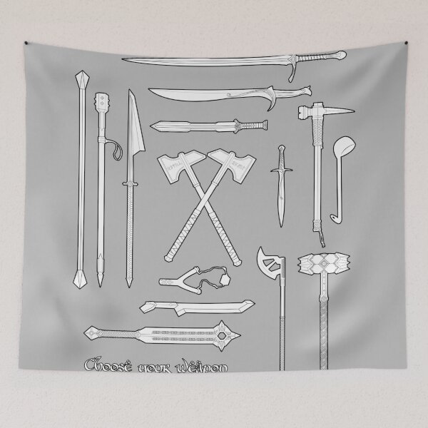 Item preview, The Weapons of the Company - Black and White designed and sold by TrashTante.