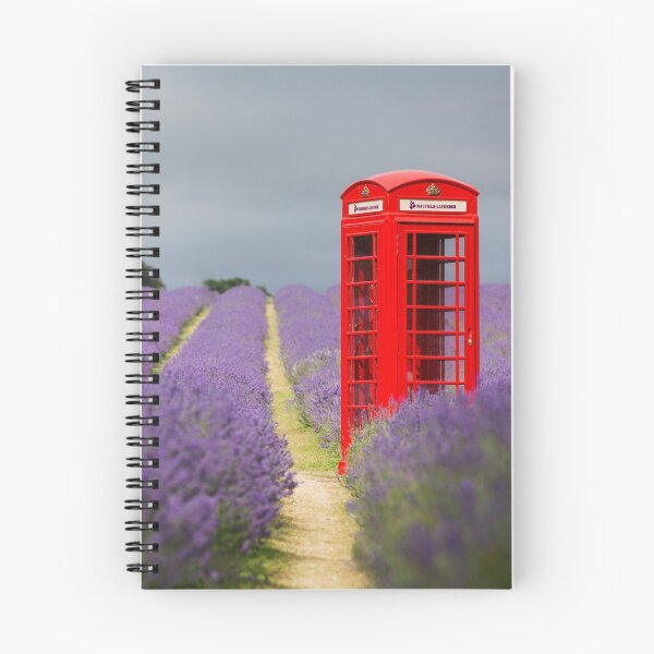 Item preview, Phone box in Mayfield lavender fields designed and sold by Kerto Elvin.