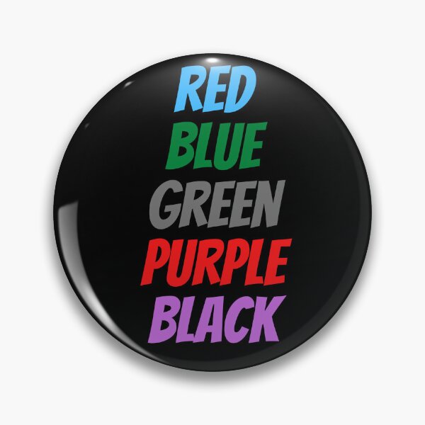 Item preview, RED BLUE GREEN PURPLE BLACK PRANK SHIRT designed and sold by builditdefendit.