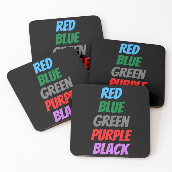 Item preview, RED BLUE GREEN PURPLE BLACK PRANK SHIRT designed and sold by builditdefendit.