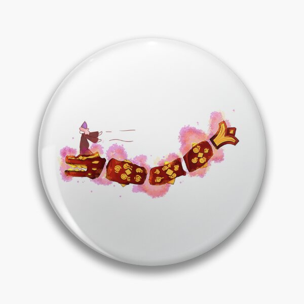 Item preview, Chinese new year cny wizard spirit riding fire spitting spitfire dragon days of fortune - sky children  designed and sold by NailBroken.
