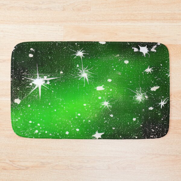 Item preview, Green black Stars Galaxy Night Sky Sci-fi Christmas Green  designed and sold by deniselynnimage.