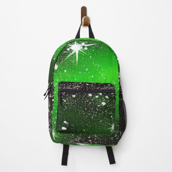 Item preview, Green black Stars Galaxy Night Sky Sci-fi Christmas Green designed and sold by deniselynnimage.