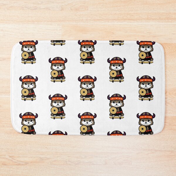 Item preview, Viking Floki Inu on Skateboard designed and sold by TheGardenArtist.