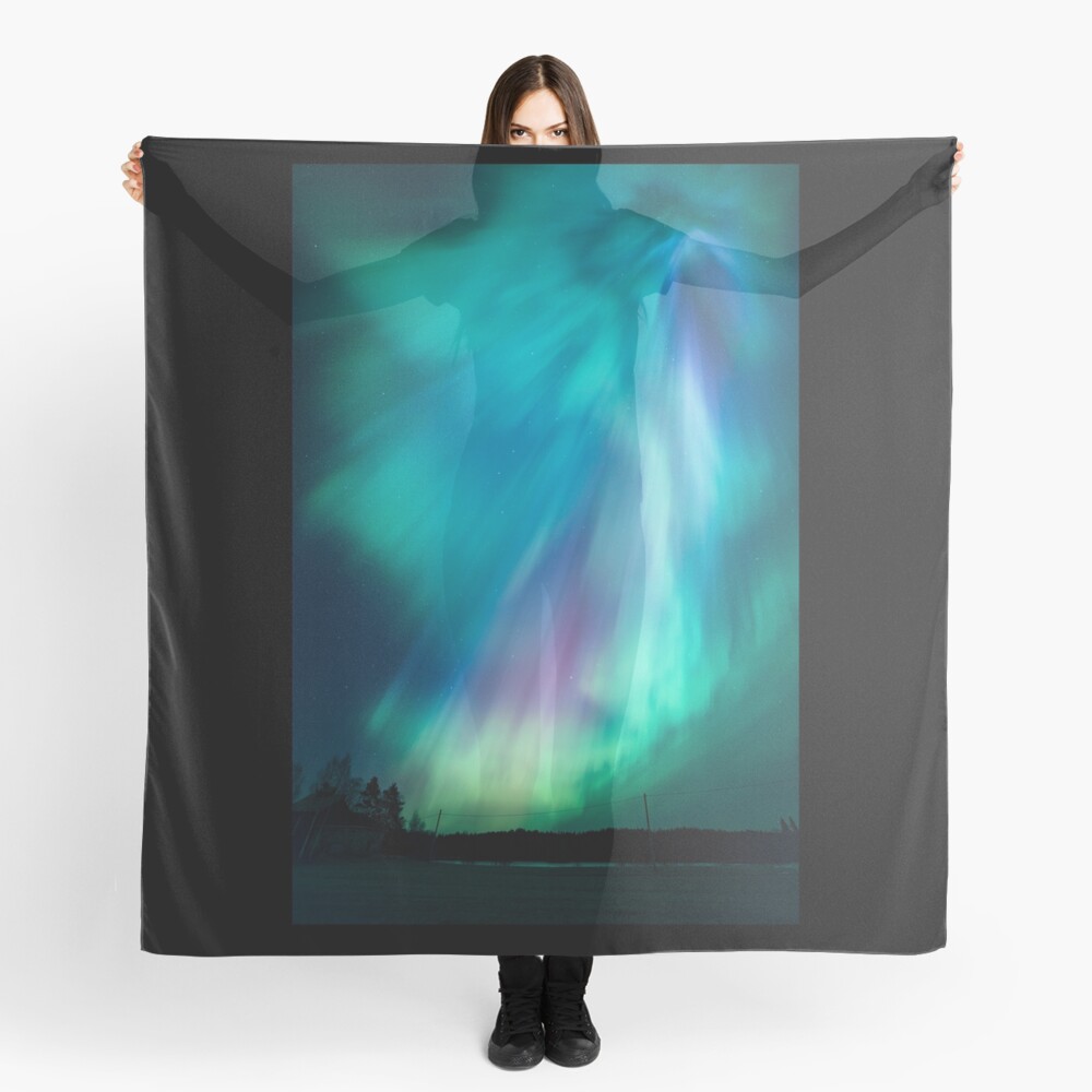 Beautiful northern lights Scarf