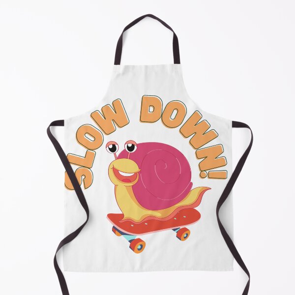 Item preview, Snail saying "Slow Down" designed and sold by Happy4uuuu.