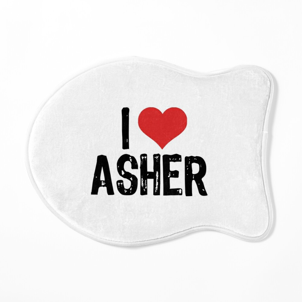 I Love Asher Poster for Sale by samcloverhearts | Redbubble