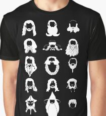 The Bearded Company White and Black Graphic T-Shirt