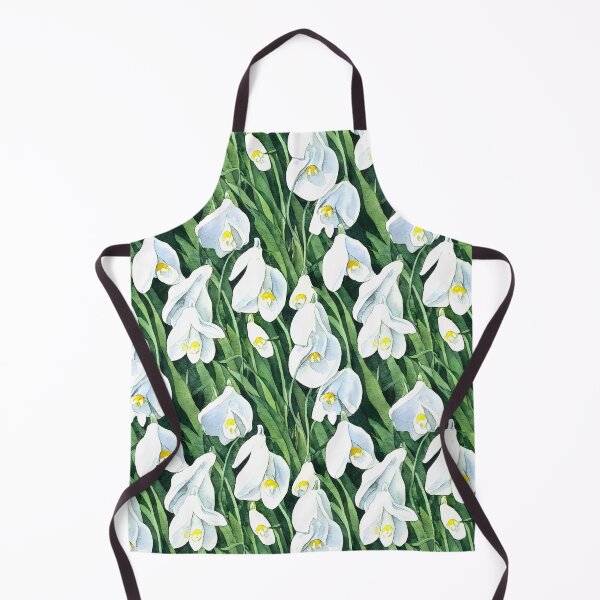 Item preview, Big Snowdrops flower pattern designed and sold by patterncrow.