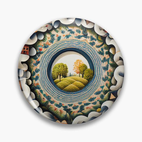 Artikelvorschau, Circular Country Pattern Digital Painting entworfen und verkauft von CodeAndColors.