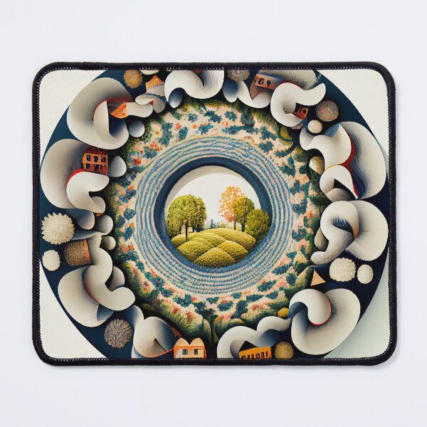 Artikelvorschau, Circular Country Pattern Digital Painting entworfen und verkauft von CodeAndColors.