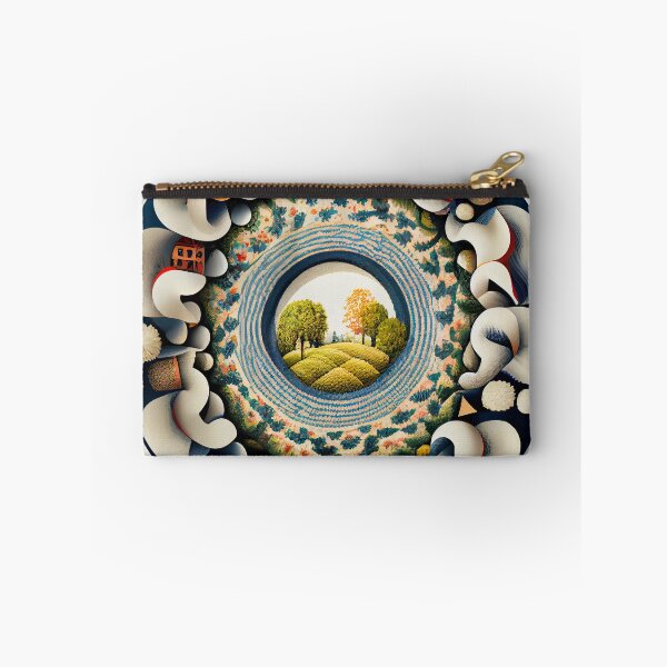 Aperçu de l'œuvre Circular Country Pattern Digital Painting créée et vendue par CodeAndColors.