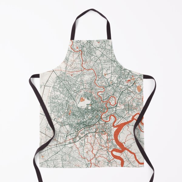Item preview, Ho Chi Minh City Map of Vietnam - Bohemian designed and sold by deMAP.