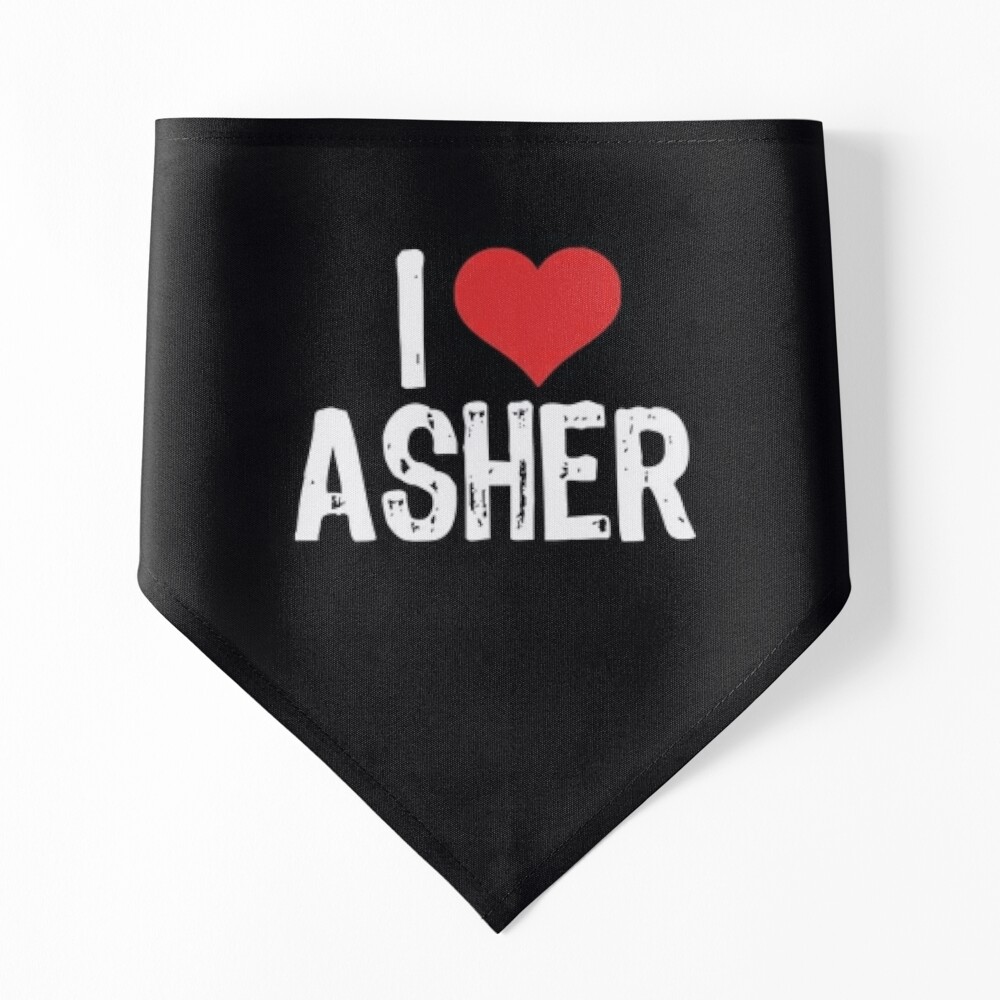 I Love Asher Poster for Sale by samcloverhearts | Redbubble