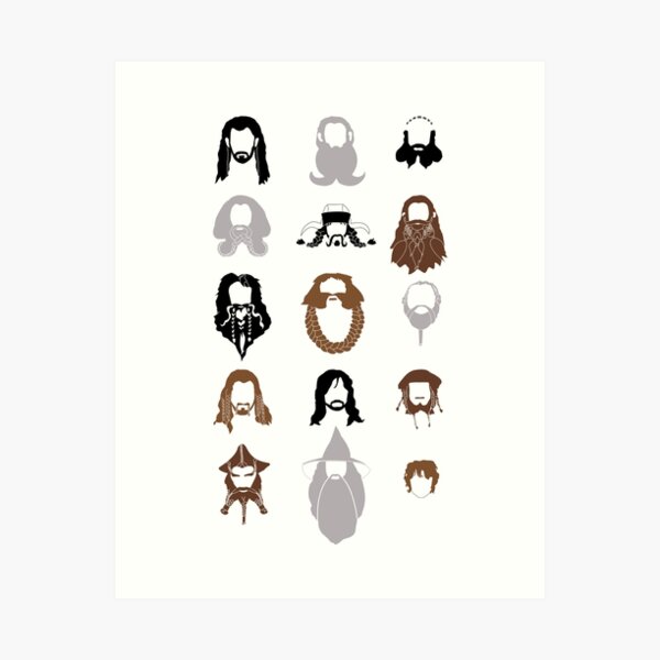 The Bearded Company Kunstdruck