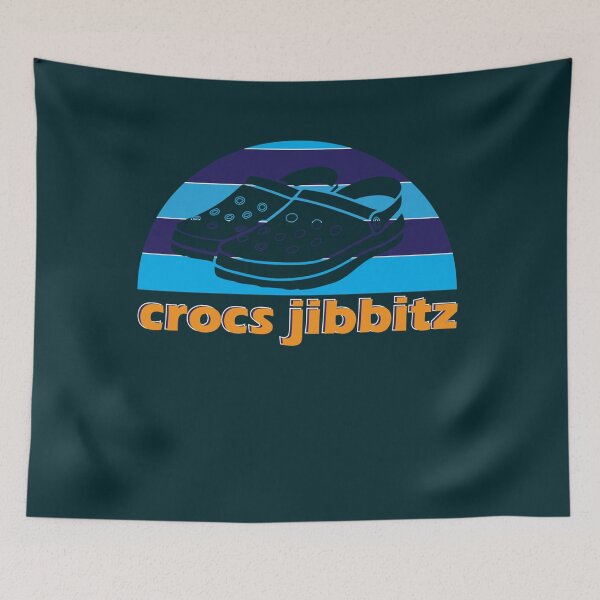 Item preview, retro Croc with Jibbitz   designed and sold by Andreameiery.
