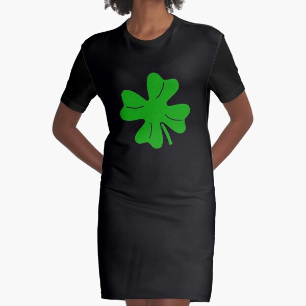 Clover Graphic T-Shirt Dress