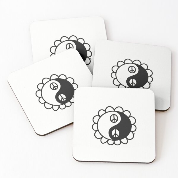 Item preview, Peace sign, Yin Yang, Flower, Balance  designed and sold by GroovyVibesArt.