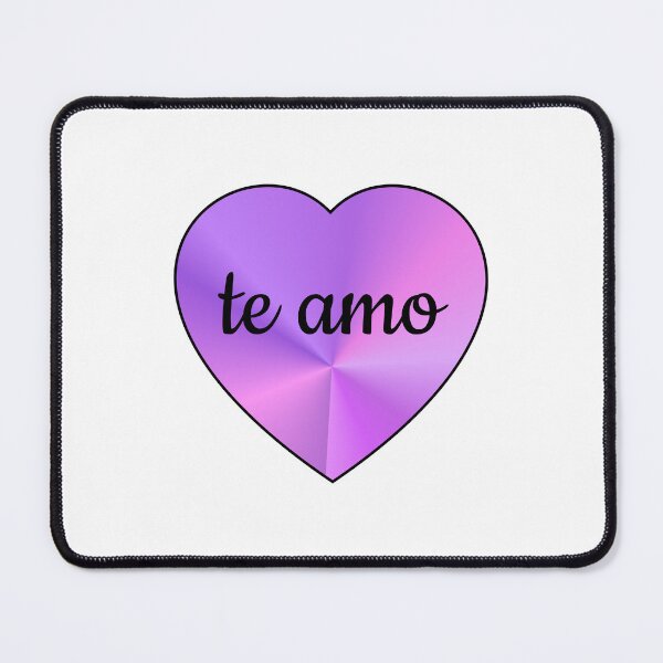 Item preview, Te amo - I love you in Spanish - Valentines Day Heart corazon designed and sold by Inspirationmotivation.