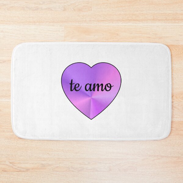 Item preview, Te amo - I love you in Spanish -  Valentines Day Heart corazon   designed and sold by Inspirationmotivation.