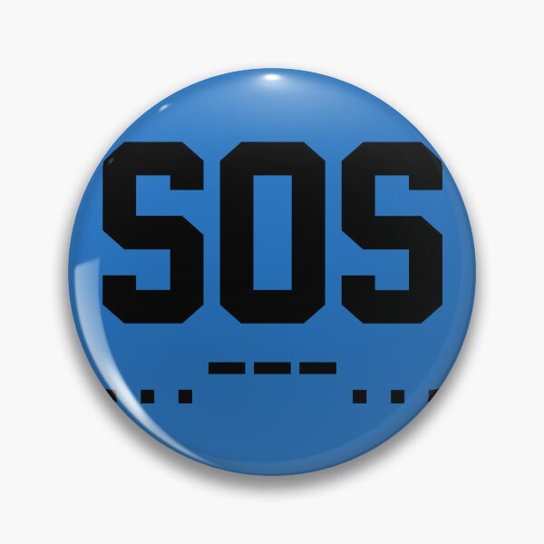 Artikelvorschau, SOS Morsecode Minimalistisch Schwarz entworfen und verkauft von everything4eva.