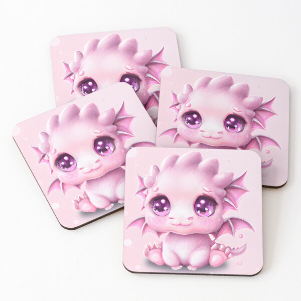 Item preview, Cute and Adorable Fantasy Pink Baby Chibi designed and sold by Trace1234.