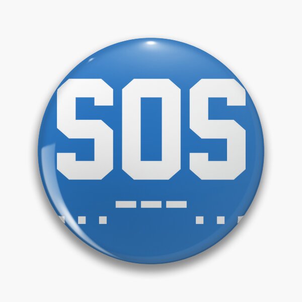 Artikelvorschau, SOS Morsecode Minimalistisches Weiß entworfen und verkauft von everything4eva.