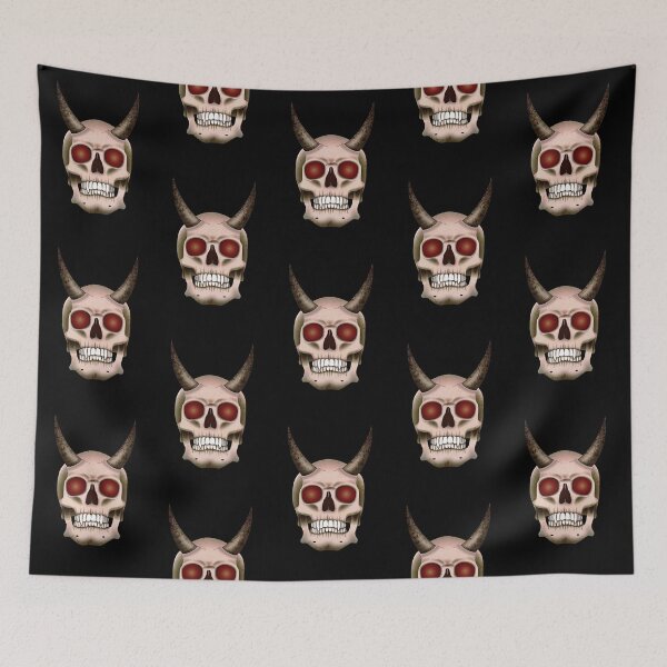 Item preview, Demon Skull designed and sold by NightOwl1485.