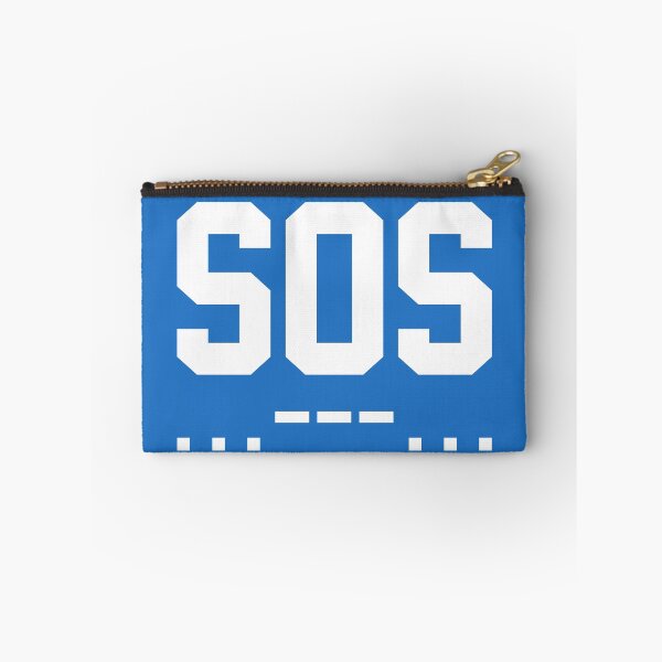 Item preview, SOS Morse Code Minimalist White designed and sold by everything4eva.