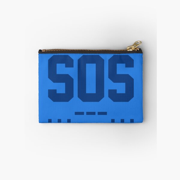 Item preview, SOS Morse Code Minimalist Blue designed and sold by everything4eva.