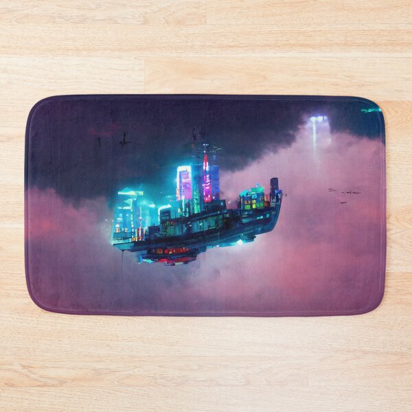 Item preview, Lofi Zenith - Cyberpunk Cityscape Skyline designed and sold by ArkMinted.