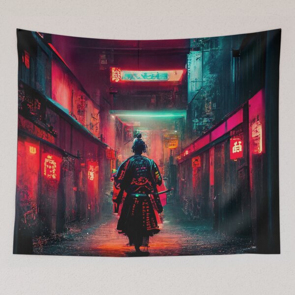Item preview, Imminent- Cyberpunk Samurai designed and sold by ArkMinted.