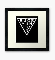 Stylish Rugby Union Framed Print
