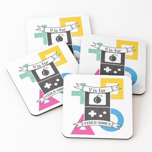 Item preview, V is for video games - Funny Gamer designed and sold by VichallanStudio.