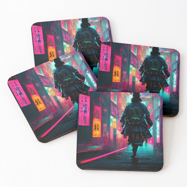 Item preview, Aruku- Cyberpunk Samurai designed and sold by ArkMinted.