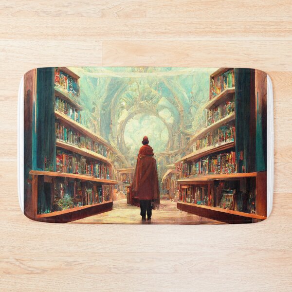 Item preview, Seeker - Fantasy Library designed and sold by ArkMinted.