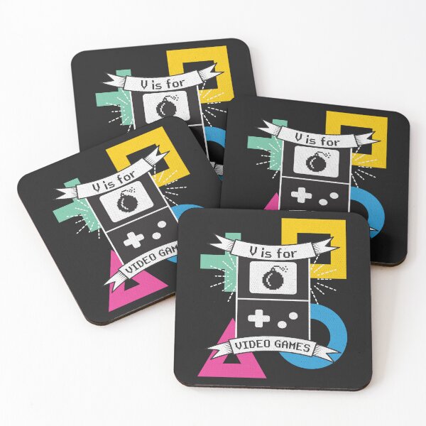 Item preview, V is for video games - Funny Gamer designed and sold by VichallanStudio.