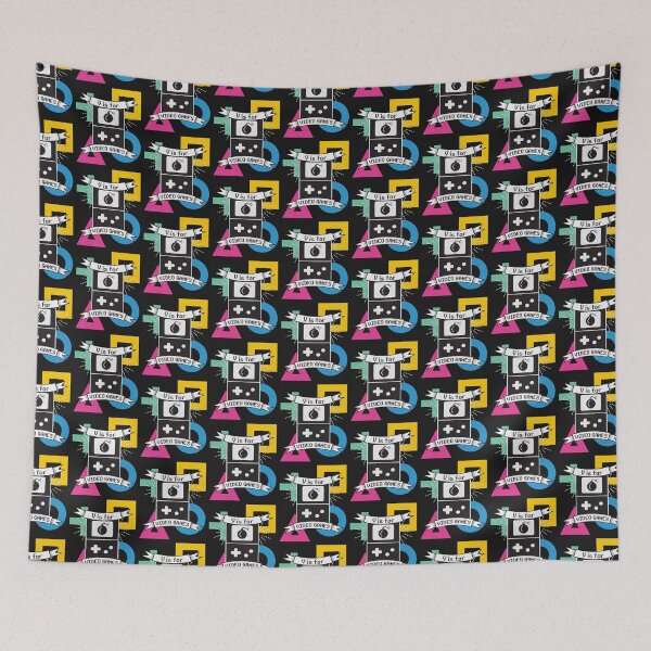Item preview, V is for video games - Funny Gamer designed and sold by VichallanStudio.