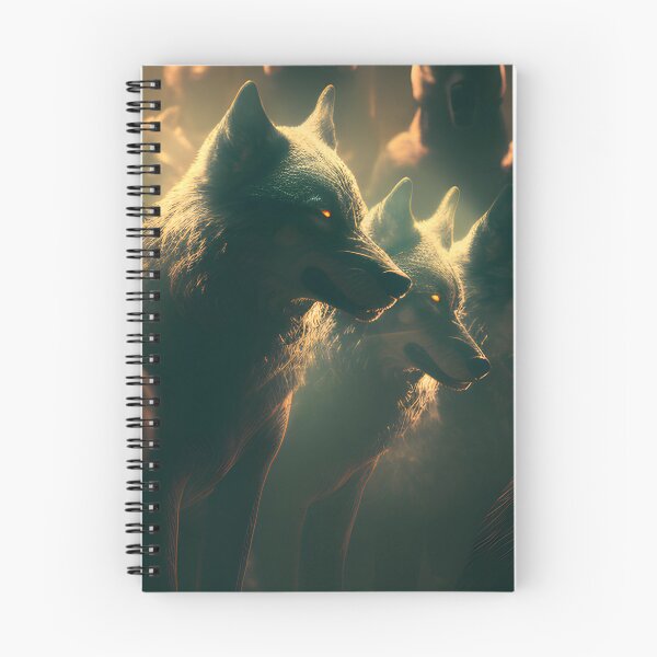 Aperçu de l'œuvre Meute de loups majestueux créée et vendue par D3monic.